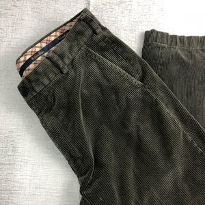 Brooks Brothers Green Corduroy Pants Size 35x32